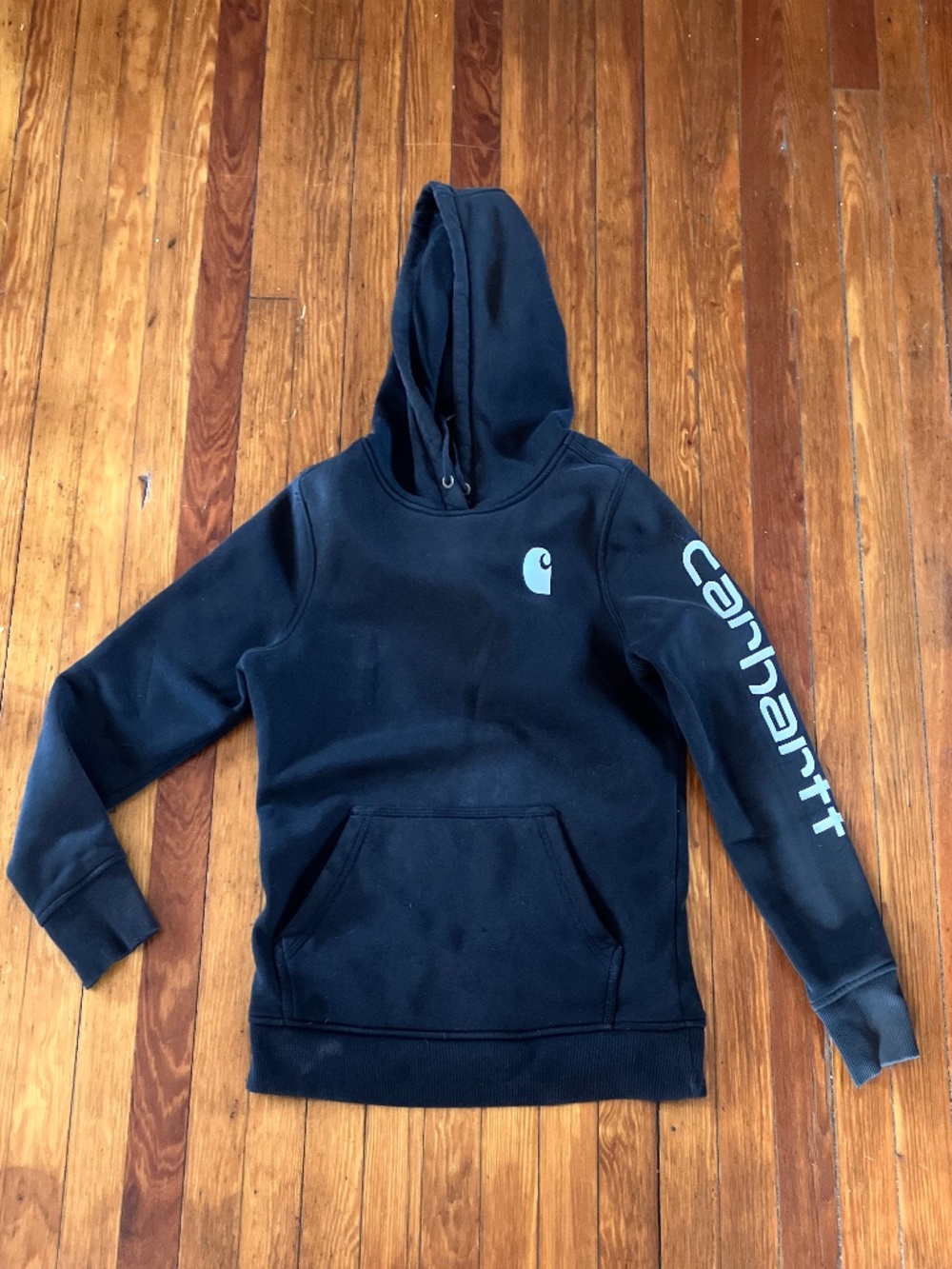 ✨ Carhartt Women’s Clarksburg Graphic Logo Hoodie - Black - S (4/6)